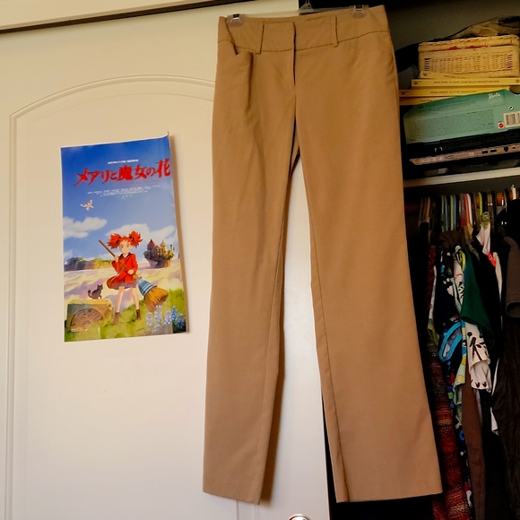 New York & Company Pants - Tan Striped New York & Company Slacks